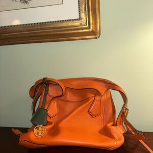 Tory Burch Vibrant Orange Shoulder Bag